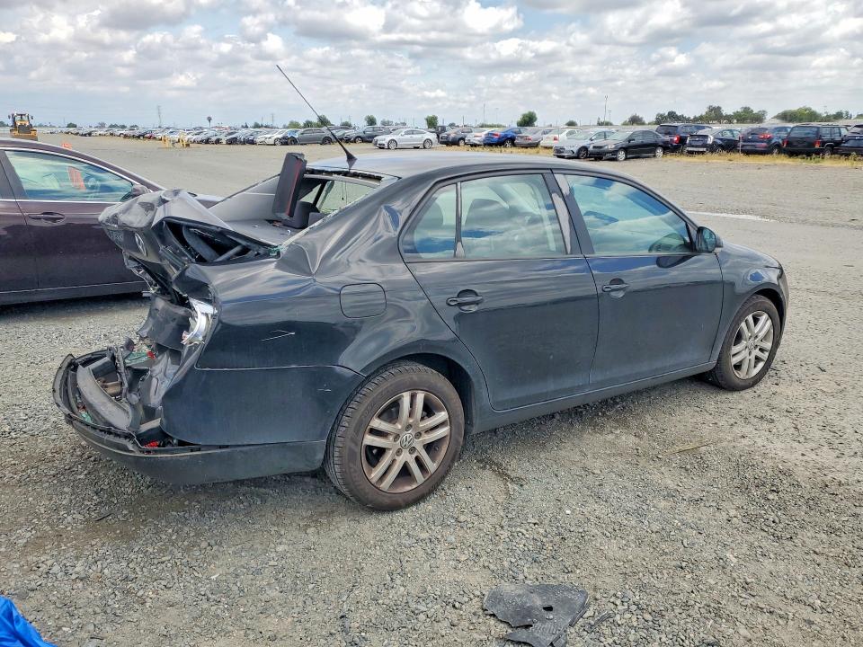2007 Volkswagen Jetta VIN 3VWHG71K27M098640 COPART salvage auction — REAR END, Ca - Salvage Certificate, sold $350 on 2026-07-02 (photo 3)