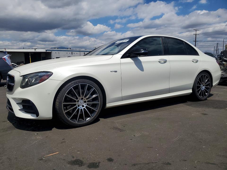 2018 Mercedes-benz E-klasse VIN WDDZF6EB4JA401233 COPART salvage auction — REAR END, Ca - Salvage Certificate, sold $13,300 on 2026-07-27 (photo 1)