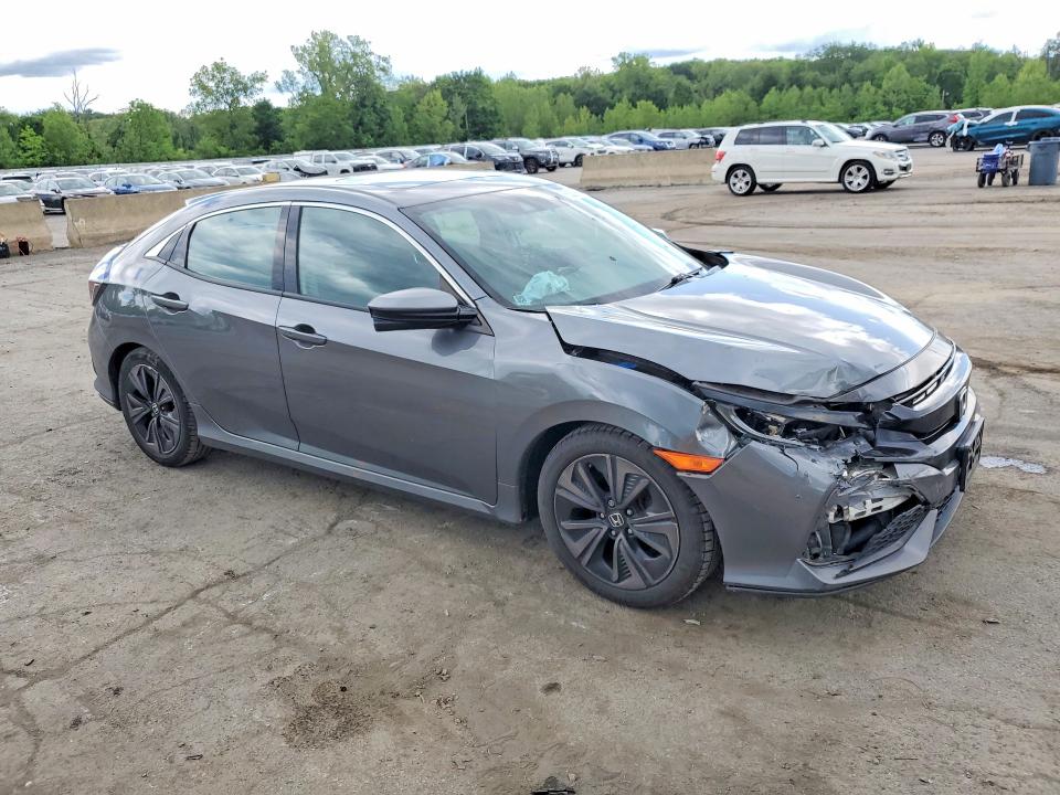 2019 Honda Civic VIN SHHFK7H67KU401795 COPART salvage auction — FRONT END, Ny - Mv-907A Salvage Certificate, sold $3,500 on 2026-07-07 (photo 4)