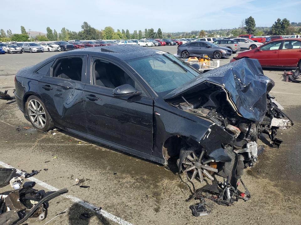 2017 Audi A6 VIN WAUG8AFC7HN039257 COPART salvage auction — FRONT END, CA - DIS/DLR/EXP ONLY CLEAN TITLE, sold $125 on 2026-07-17 (photo 4)