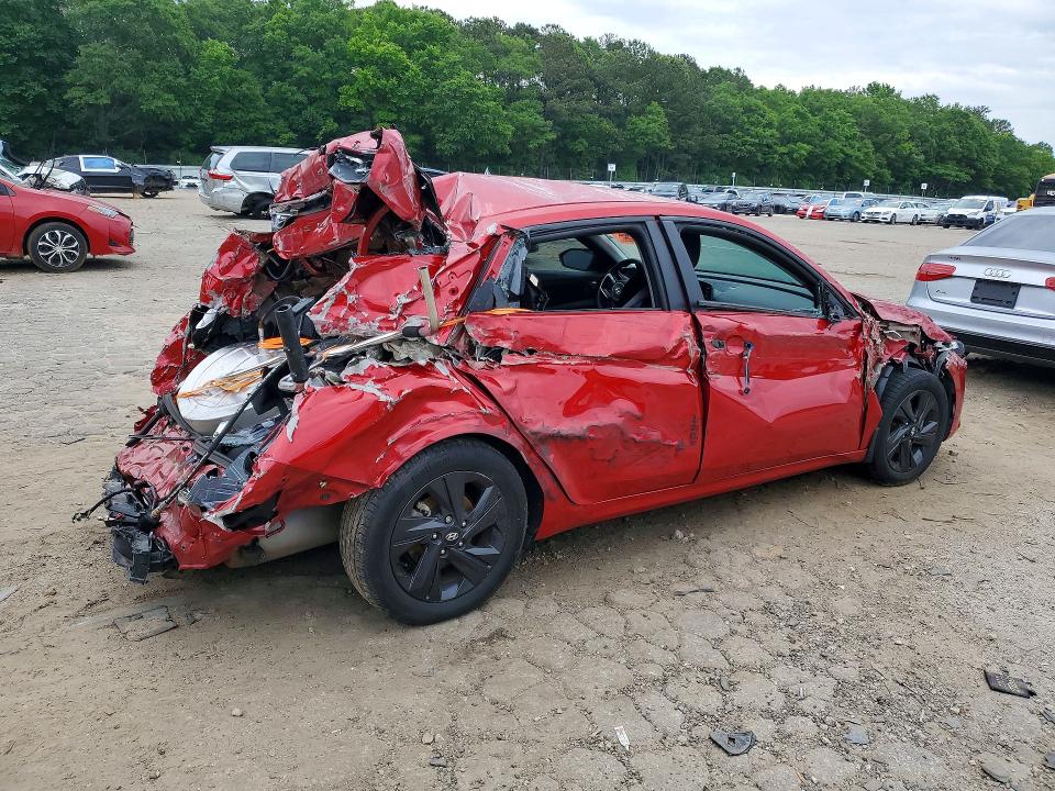 2023 Hyundai Elantra VIN 5NPLM4AG2PH114454 COPART salvage auction — ALL OVER, Ga - Cert Of Title-Salvage, sold $1,300 on 2026-07-24 (photo 3)