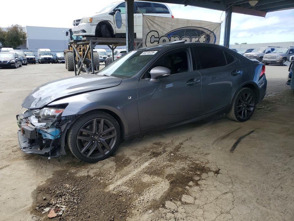 2014 Lexus Is VIN JTHBE1D28E5011462 COPART salvage auction — FRONT END, Ca - Salvage Certificate, sold $3,100 on 2026-07-09 (photo 1)