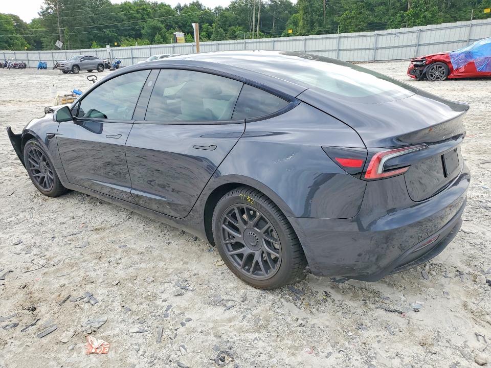 2024 Tesla Model 3 VIN 5YJ3E1EB6RF802162 COPART salvage auction — FRONT END, GA - CERT OF TITLE-SALVAGE, sold $12,800 on 2026-07-08 (photo 2)