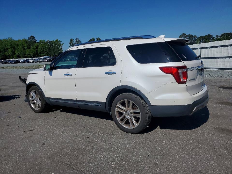 2016 Ford Explorer VIN 1FM5K7FH3GGB25528 COPART salvage auction — FRONT END, NC - SALVAGE CERTIFICATE OF TITLE, sold $2,500 on 2026-07-02 (photo 2)