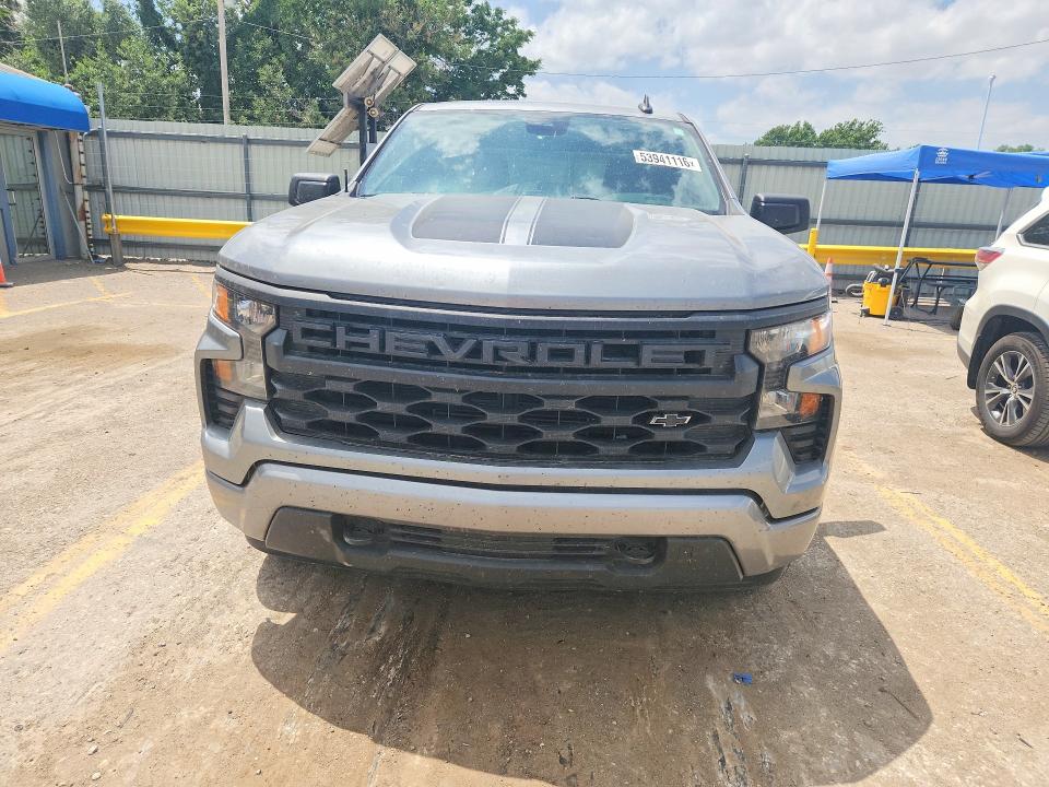 2023 Chevrolet Silverado VIN 1GCPDBEKXPZ252837 COPART salvage auction — HAIL, Ks - Cert Of Title-Salvage, sold $8,100 on 2026-07-29 (photo 5)
