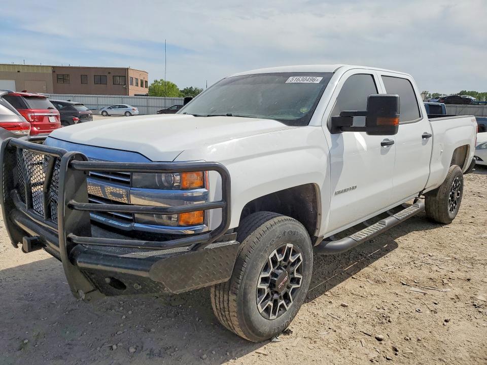 2017 Chevrolet Silverado VIN 1GC1KUEG7HF207991 COPART salvage auction — HAIL, Ks - Cert Of Title-Salvage, sold $11,200 on 2026-07-09 (photo 1)