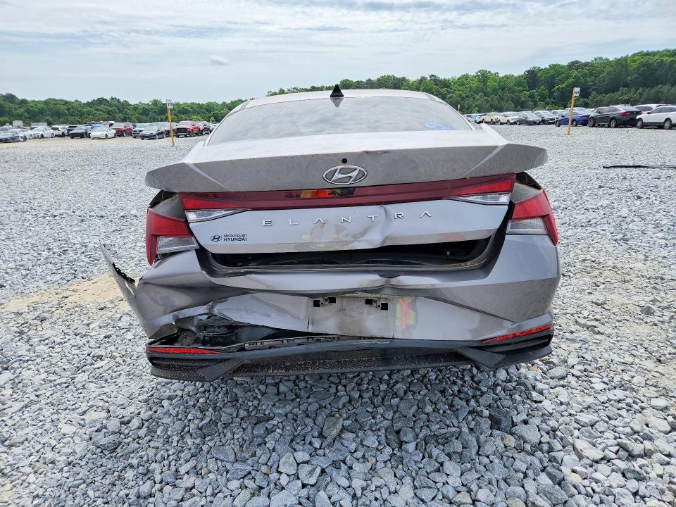 2023 Hyundai Elantra VIN KMHLS4AG5PU486491 COPART salvage auction — REAR END, Ga - Cert Of Title-Salvage, sold $4,750 on 2026-07-28 (photo 6)