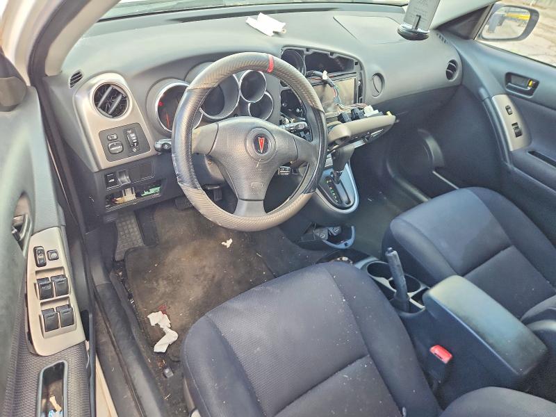 2005 Pontiac Vibe VIN 5Y2SL63825Z412458 COPART salvage auction — REAR END, Mo - Salvage Certificate Of Title, sold $225 on 2026-07-06 (photo 8)