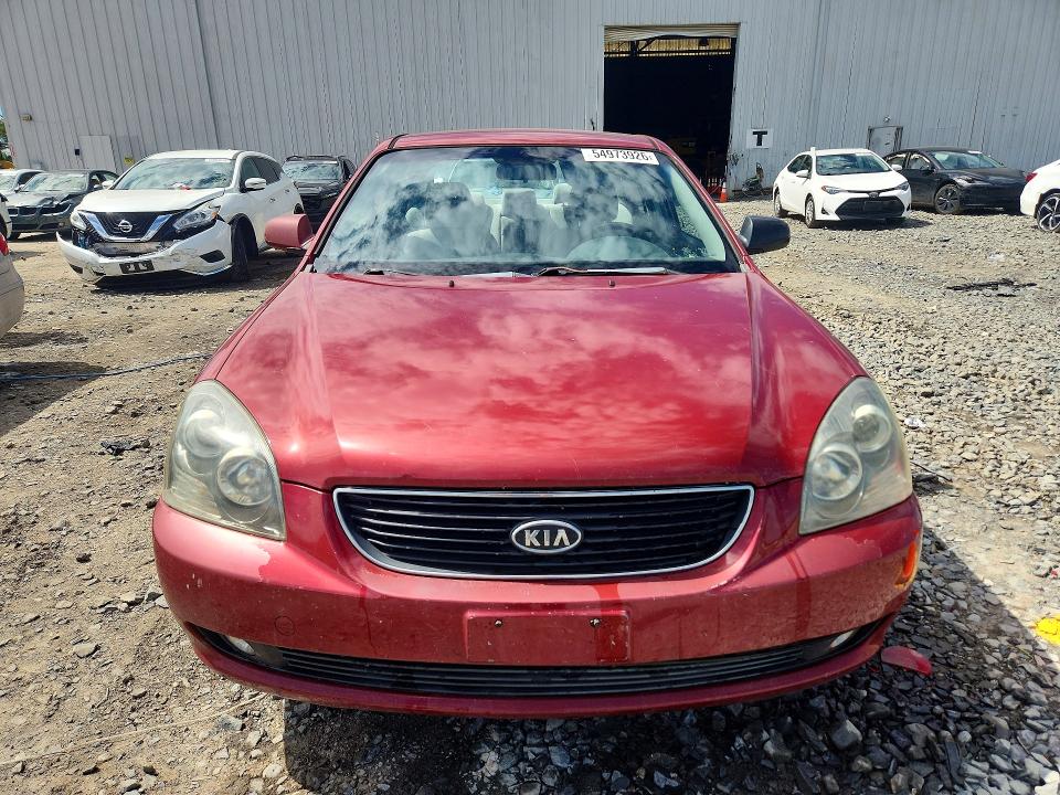 2007 Kia Optima VIN KNAGE124375146358 COPART salvage auction — SIDE, Pa - Cert Of Salv-R=Reconstructed, sold $475 on 2026-07-20 (photo 5)