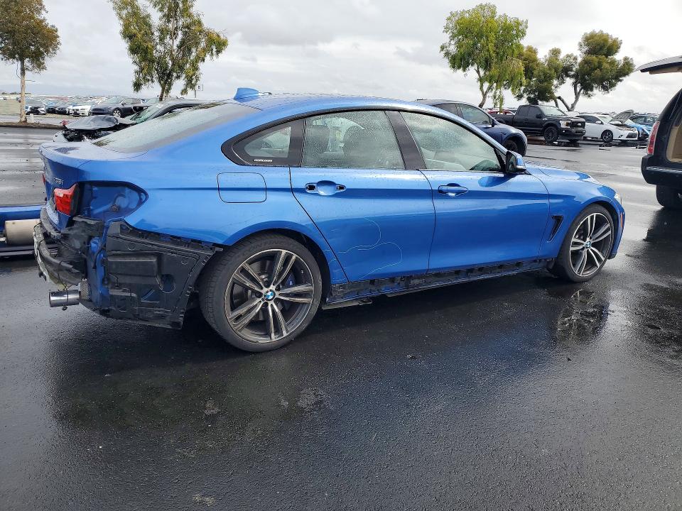 2015 BMW VIN WBA4B1C59FG241397 COPART salvage auction — REAR END, Ca - Salvage Certificate, sold $175 on 2026-07-27 (photo 3)