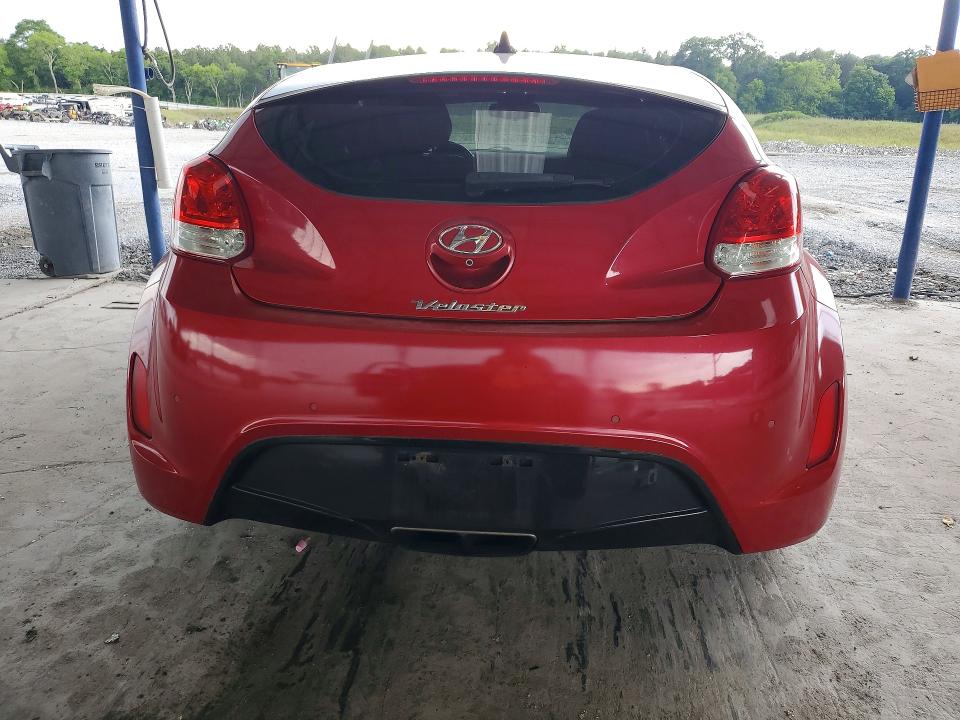 2016 Hyundai Veloster VIN KMHTC6AD3GU253501 COPART salvage auction — FRONT END, Ga - Cert Of Title-Salvage, sold $775 on 2026-07-09 (photo 6)