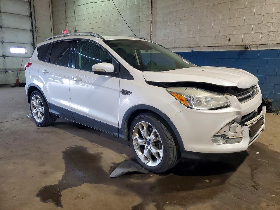 2014 Ford Escape VIN 1FMCU9J96EUB91356 COPART salvage auction — FRONT END, MI - CERTIFICATE OF TITLE, sold $975 on 2026-07-03 (photo 4)