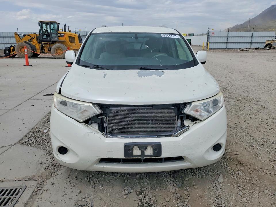 2012 Nissan Quest VIN JN8AE2KP5C9038288 COPART salvage auction — FRONT END, Ut - Salvage Certificate, sold $550 on 2026-07-06 (photo 5)