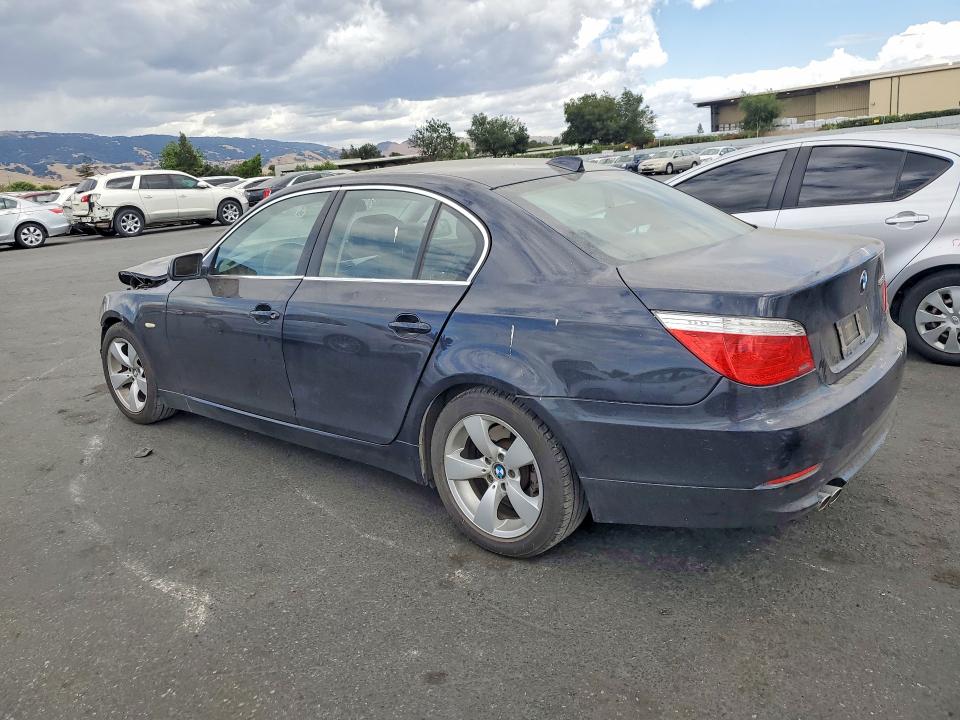 2008 BMW 5 series VIN WBANU53558CT10196 COPART salvage auction — FRONT END, CA - SALVAGE CERTIFICATE, sold $300 on 2026-07-09 (photo 2)