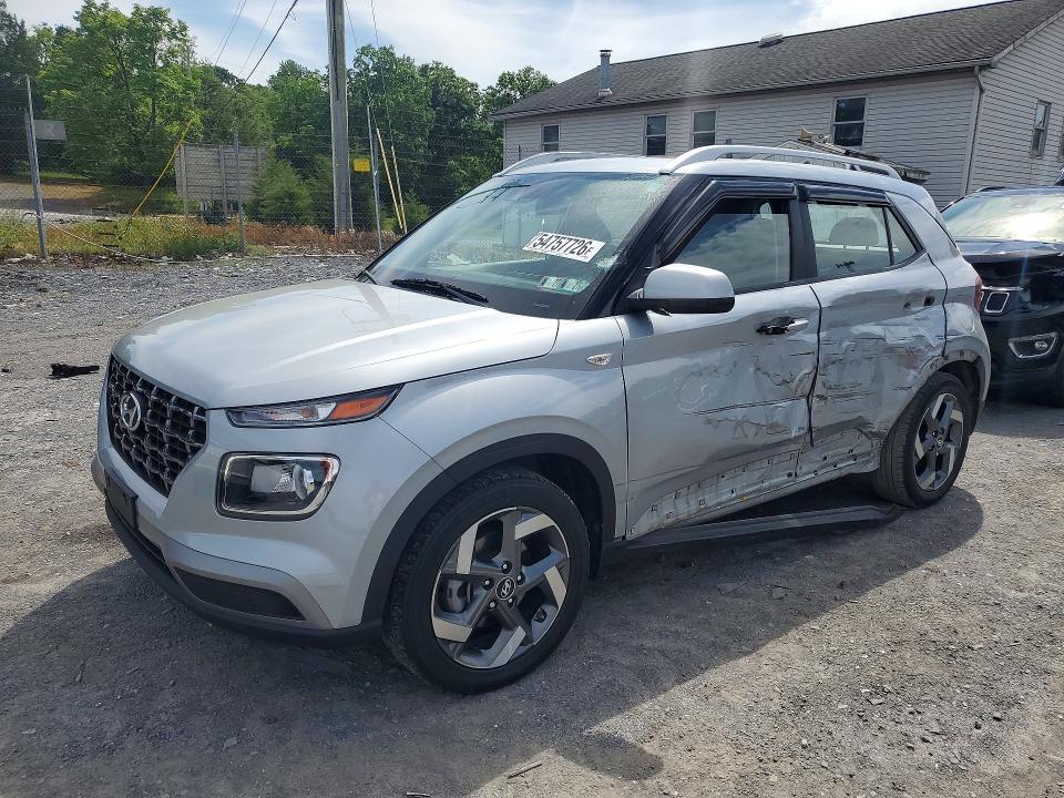 2022 Hyundai Venue VIN KMHRC8A38NU160709 COPART salvage auction — SIDE, Pa - Certificate Of Salvage, sold $2,500 on 2026-07-23 (photo 1)
