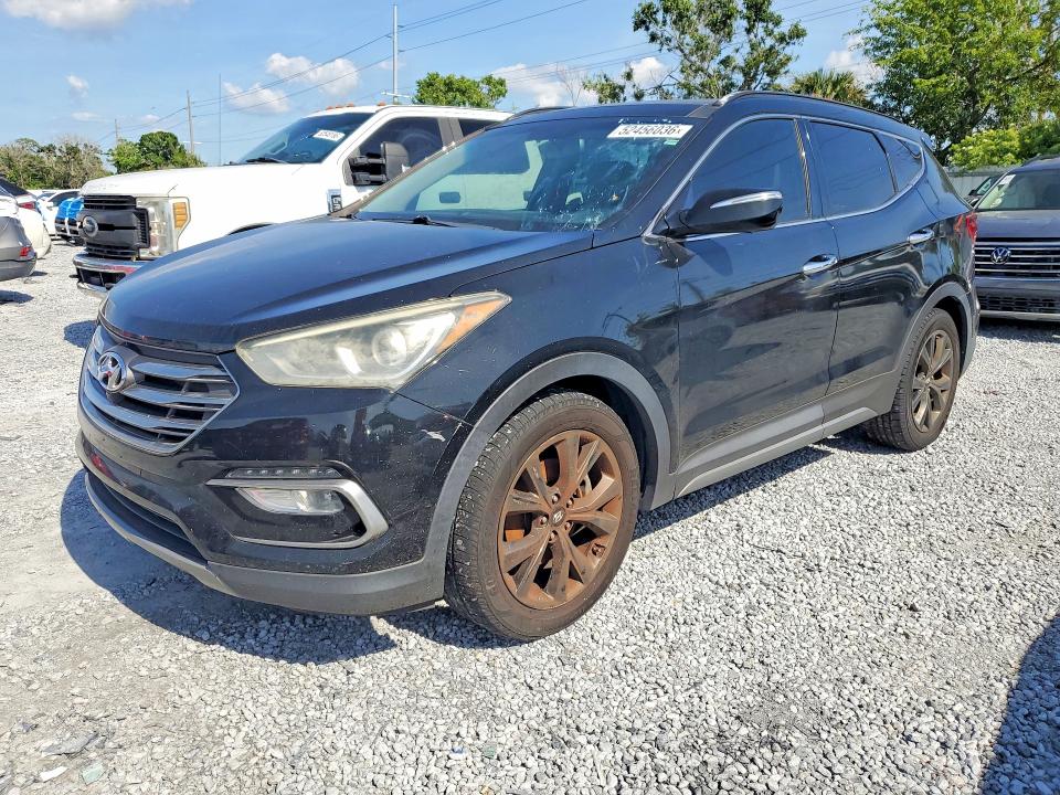 2017 Hyundai Santa fe VIN 5XYZWDLA7HG481968 COPART salvage auction — FRONT END, Mt - Certificate Of Title, sold $4,000 on 2026-07-10 (photo 1)