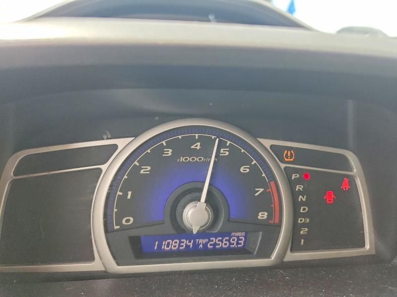 2008 Honda Civic VIN 1HGFA16508L097342 COPART salvage auction — REAR END, Tx - Salvage Vehicle Title, sold $800 on 2026-07-02 (photo 9)