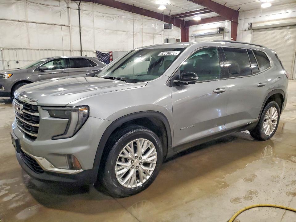 2025 Gmc Acadia VIN 1GKENNRS3SJ196591 COPART salvage auction — SIDE, Mn - Cert Of Title-Salvage, sold $17,100 on 2026-07-20 (photo 1)
