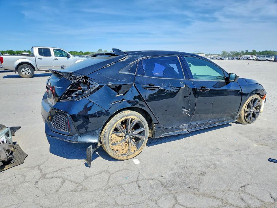 2019 Honda Civic VIN SHHFK7G41KU203441 COPART salvage auction — FRONT END, TN - SALVAGE CERTIFICATE, sold $1,600 on 2026-07-27 (photo 3)
