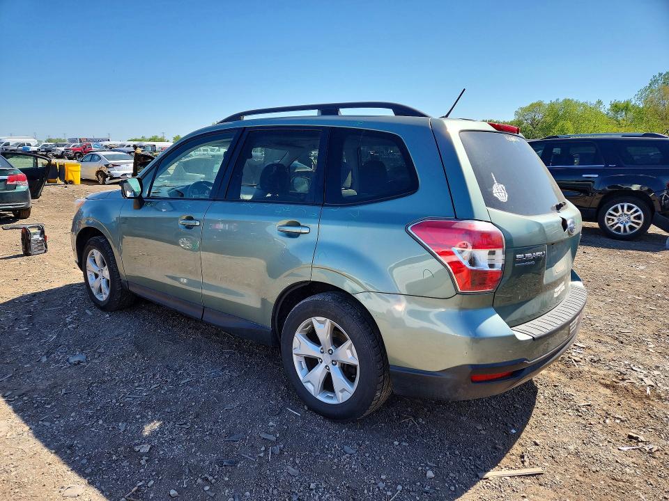 2015 Subaru Forester VIN JF2SJADC6FH823379 COPART salvage auction — HAIL, Il - Certificate Of Title, sold $425 on 2026-07-22 (photo 2)