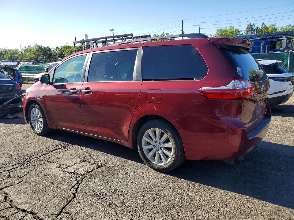 2015 Toyota Sienna VIN 5TDDK3DC3FS095693 COPART salvage auction — MECHANICAL, Co - Dis/Dlr/Exp Only Clean Title, sold $4,000 on 2026-07-07 (photo 2)
