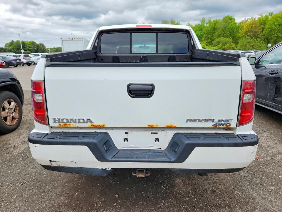2009 Honda Ridgeline VIN 5FPYK16219B102621 COPART salvage auction — MINOR DENT/SCRATCHES, Ct - Certificate Of Title, sold $2,500 on 2026-07-09 (photo 6)