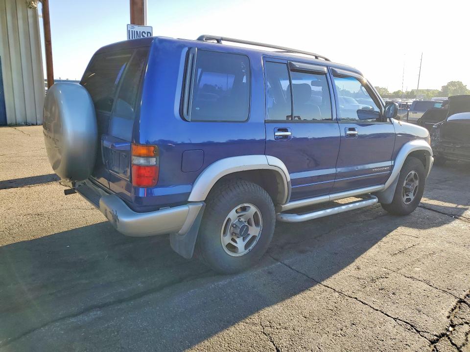 1998 Isuzu Trooper VIN JACDJ58X6W7912580 COPART salvage auction — REAR END, CO - PUBLIC - SALVAGE TITLE (P), sold $325 on 2026-07-09 (photo 3)