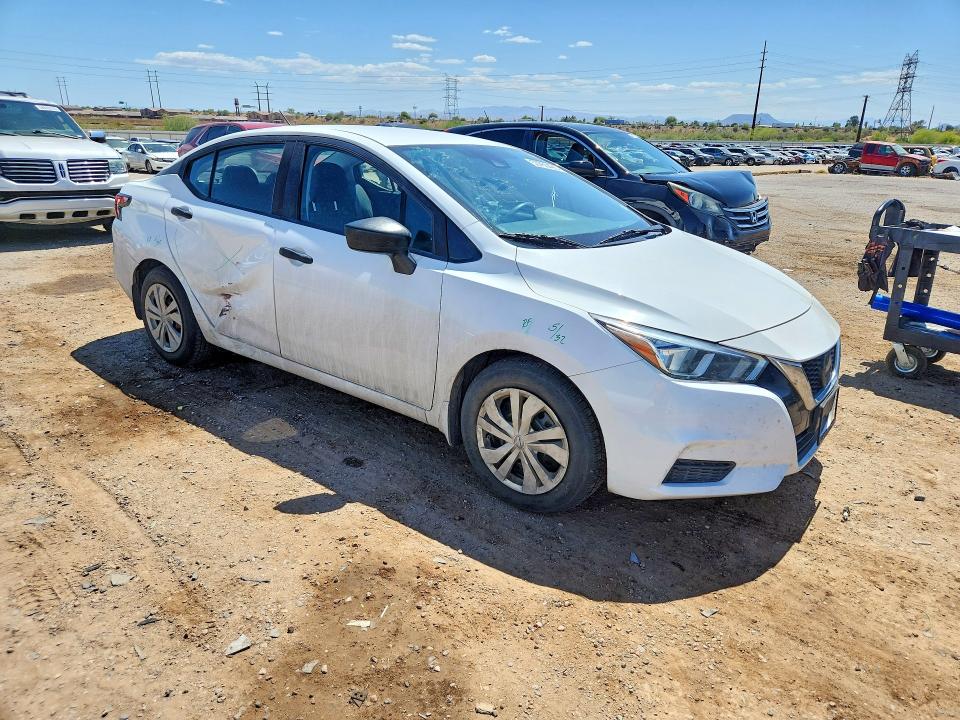 2020 Nissan Versa VIN 3N1CN8DV4LL868001 COPART salvage auction — SIDE, AZ - CERT OF TITLE - SALVAGE, sold $600 on 2026-07-31 (photo 4)