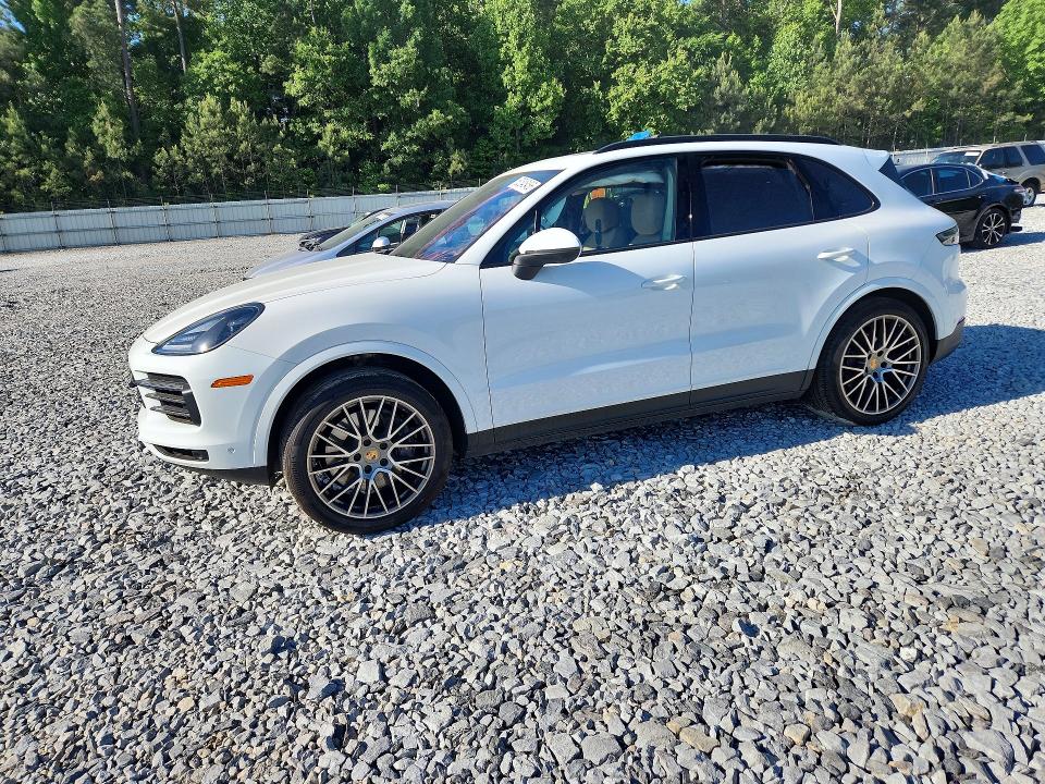2023 Porsche Cayenne VIN WP1AA2AY2PDA02089 COPART salvage auction — REAR END, Ga - Cert Of Title-Salvage, sold $25,750 on 2026-07-07 (photo 1)