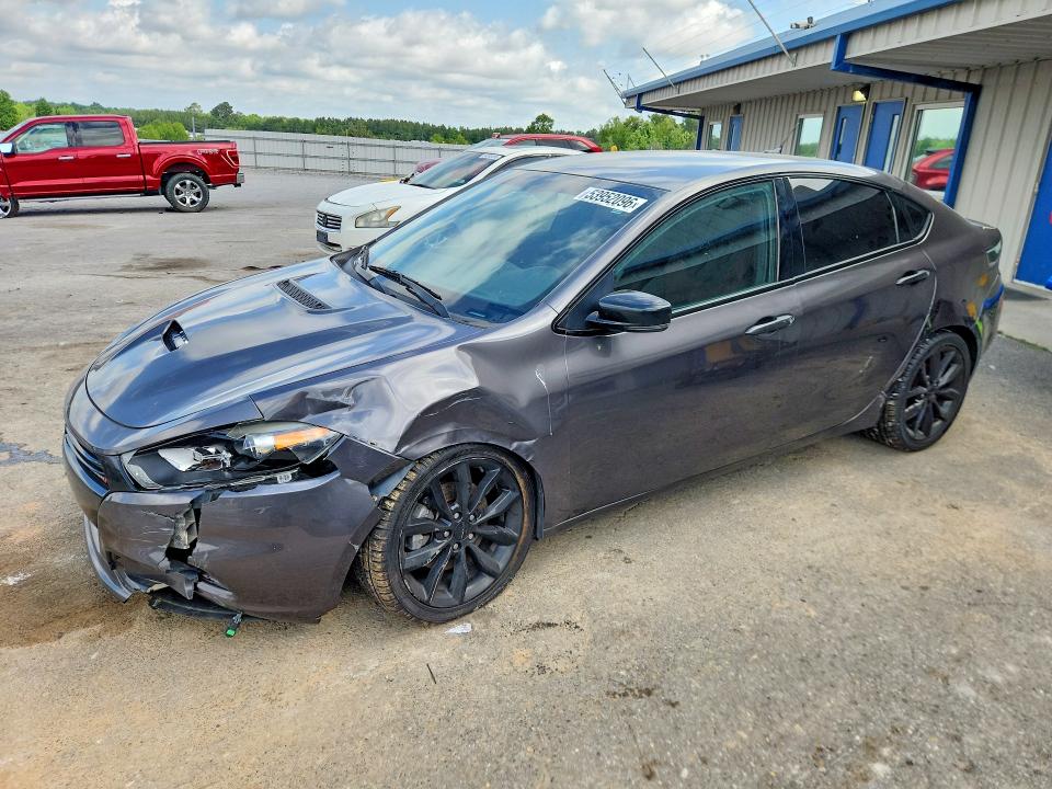 2016 Dodge Dart VIN 1C3CDFGB7GD823723 COPART salvage auction — FRONT END, TN - SALVAGE CERTIFICATE, sold $875 on 2026-07-02 (photo 1)