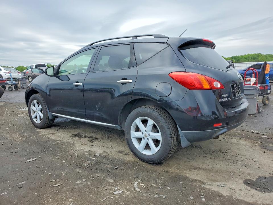 2009 Nissan Murano VIN JN8AZ18W99W128728 COPART salvage auction — FRONT END, Va - Certificate Of Title, sold $325 on 2026-07-02 (photo 2)