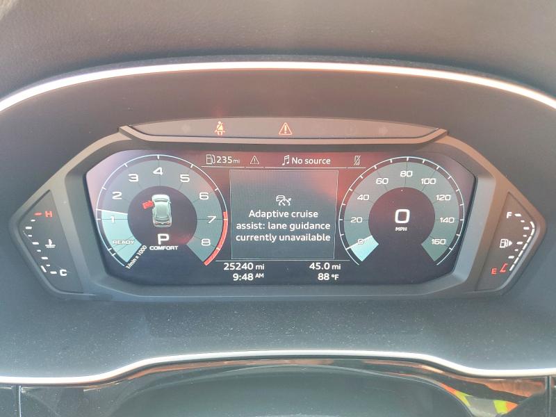 2023 Audi VIN WA1EECF33P1150936 COPART salvage auction — FRONT END, Sc - Cert Of Title-Salvage, sold $10,700 on 2026-08-14 (photo 9)