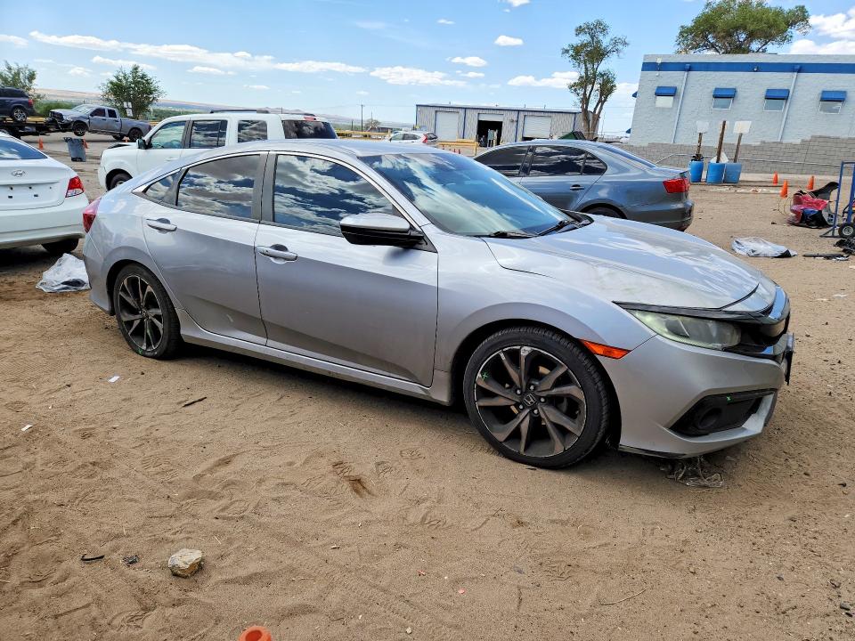 2020 Honda Civic VIN 2HGFC2F86LH518142 COPART salvage auction — FRONT END, Nm - Cert Of Title-Salvage, sold $1,750 on 2026-07-23 (photo 4)