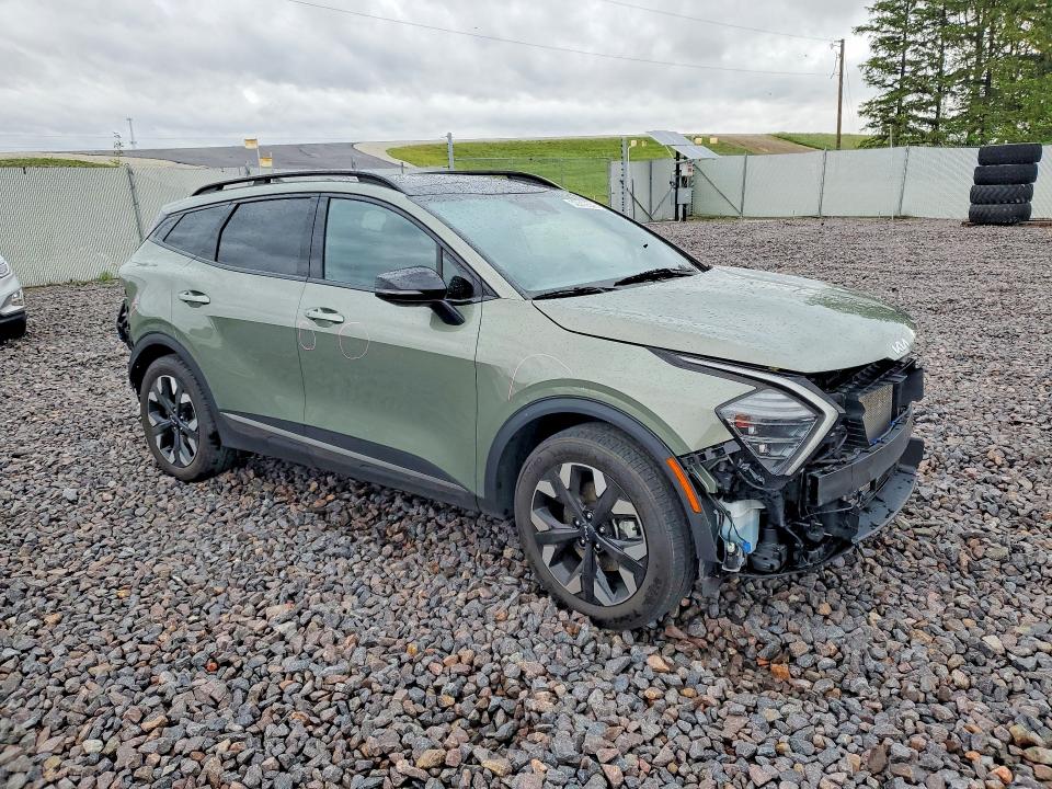 2024 Kia Sportage VIN 5XYK6CDF3RG157567 COPART salvage auction — FRONT END, IN - CERT OF TITLE-SALVAGE TITLE, sold $7,400 on 2026-07-28 (photo 4)