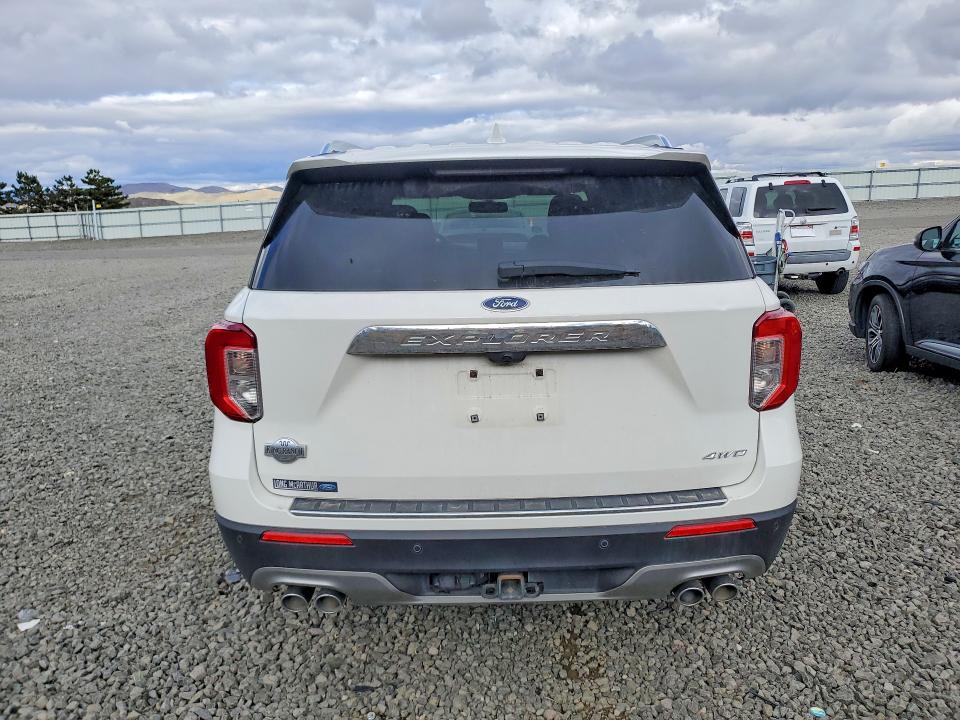 2022 Ford Explorer VIN 1FM5K8LC8NGC04513 COPART salvage auction — HAIL, Ks - Cert Of Title-Salvage, sold $21,800 on 2026-07-09 (photo 6)