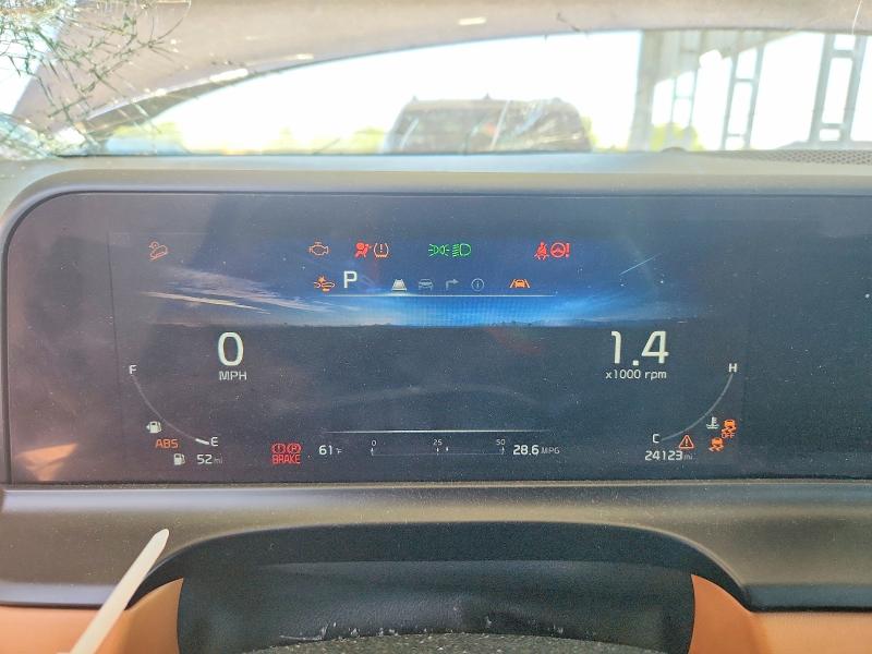 2024 Kia VIN KNDERCAA6R7663744 COPART salvage auction — HAIL, Mo - Salvage Certificate Of Title, sold $7,900 on 2026-07-28 (photo 9)