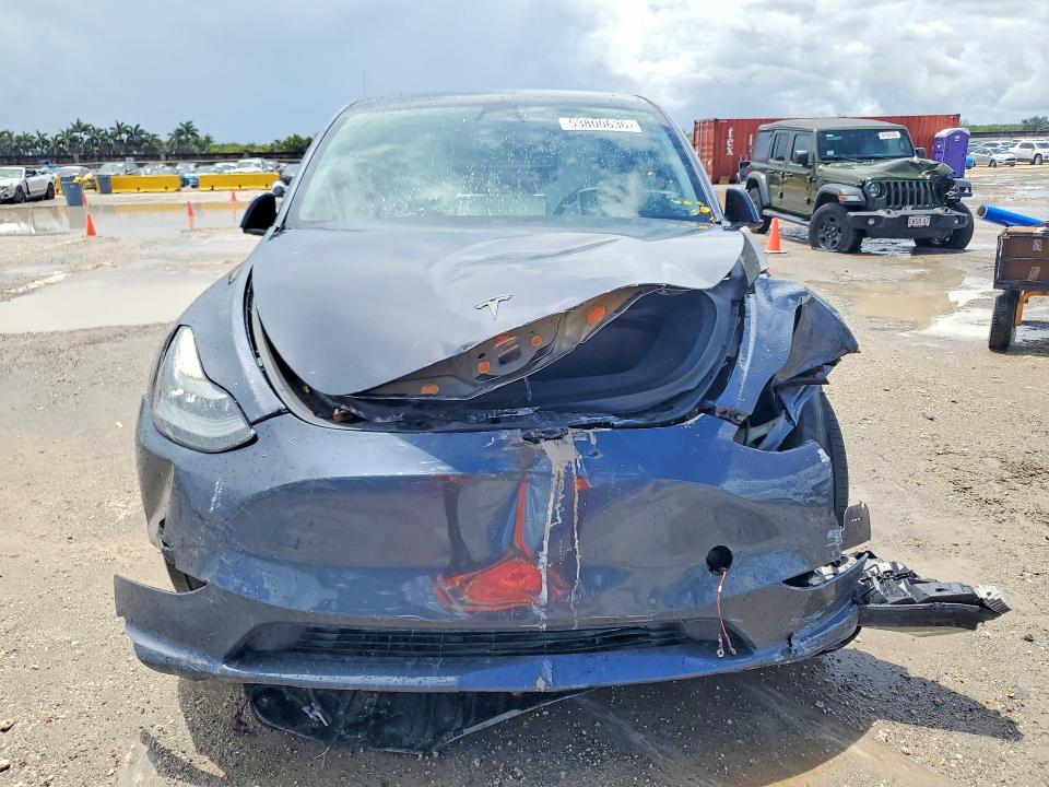 2022 Tesla Model y VIN 7SAYGDEE9NF436335 COPART salvage auction — FRONT END, Fl - Certificate Of Destruction, sold $5,600 on 2026-07-17 (photo 5)