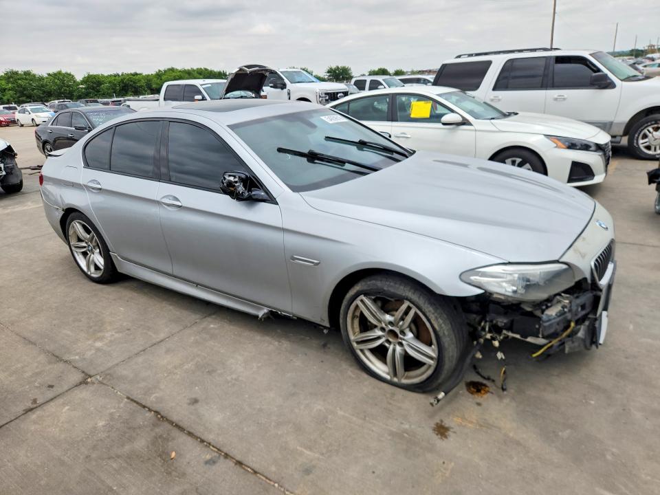 2014 BMW 5er VIN WBA5B1C50ED475755 COPART salvage auction — FRONT END, Tx - Salvage Vehicle Title, sold $1,400 on 2026-08-12 (photo 4)