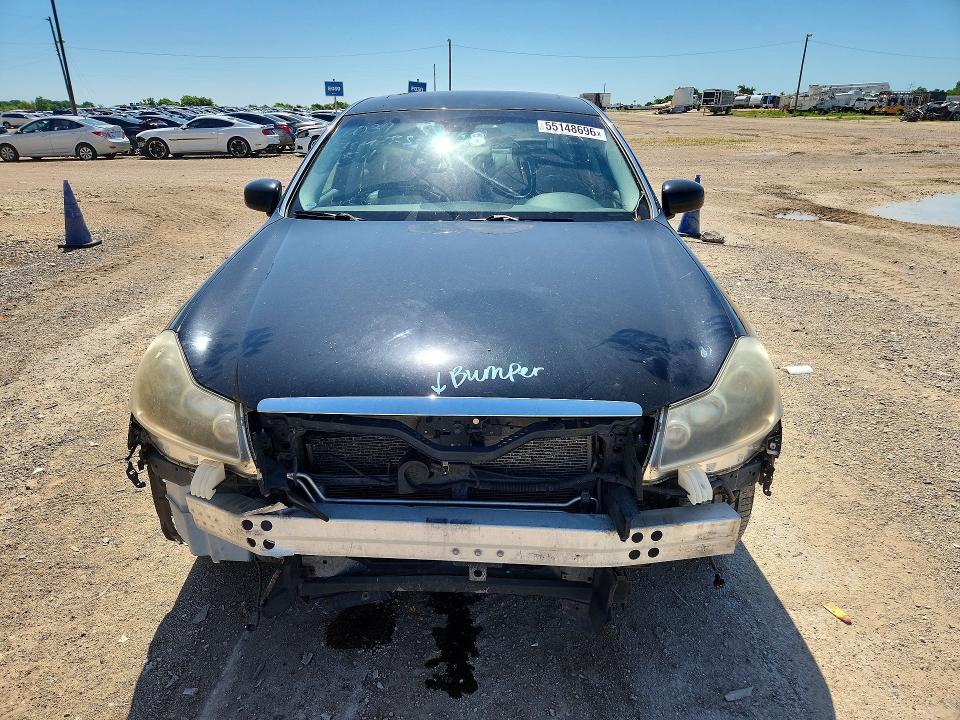 2009 Infiniti M VIN JNKCY01F09M852748 COPART salvage auction — FRONT END, Tx - Salvage Vehicle Title, sold $350 on 2026-07-08 (photo 5)