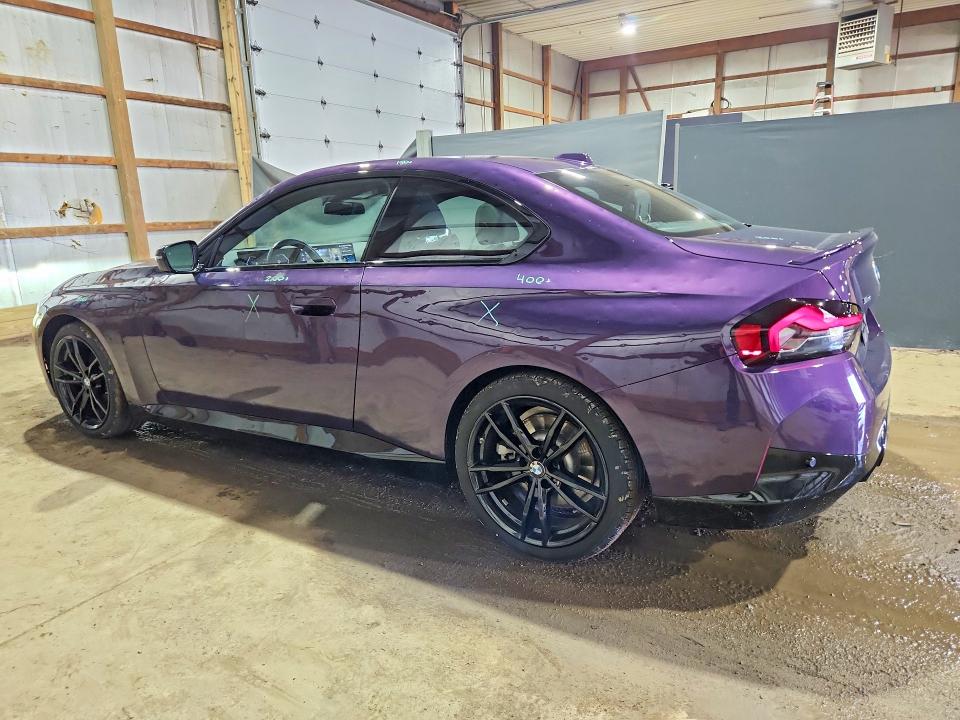 2024 BMW 2er VIN 3MW33CM08R8E12103 COPART salvage auction — HAIL, Oh - Cert Of Title-Salvage, sold $19,100 on 2026-07-09 (photo 2)