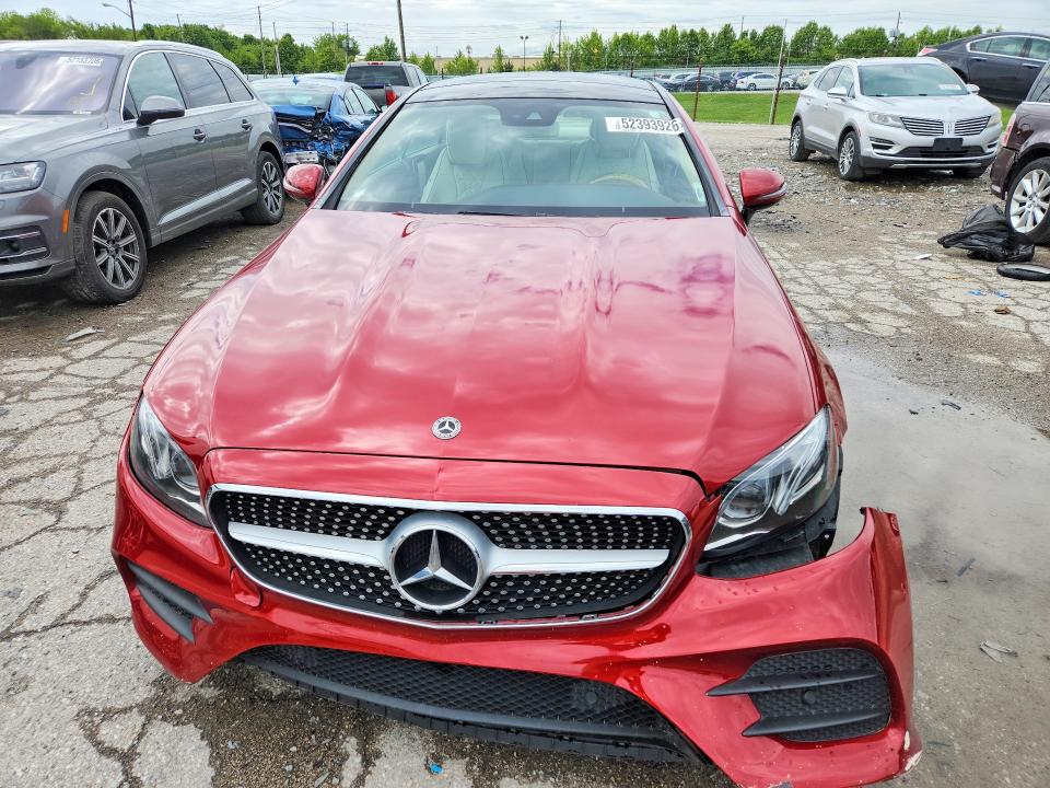 2018 Mercedes-benz E-klasse VIN WDD1J6FB3JF015755 COPART salvage auction — REAR END, Wv - Salvage Certificate, sold $5,300 on 2026-07-17 (photo 5)