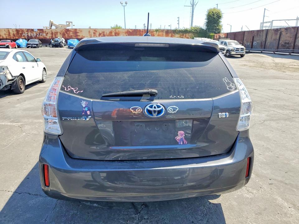 2014 Toyota Prius v VIN JTDZN3EU3EJ010061 COPART salvage auction — FRONT END, Ca - Dis/Dlr/Exp Only Clean Title, sold $1,550 on 2026-07-06 (photo 6)