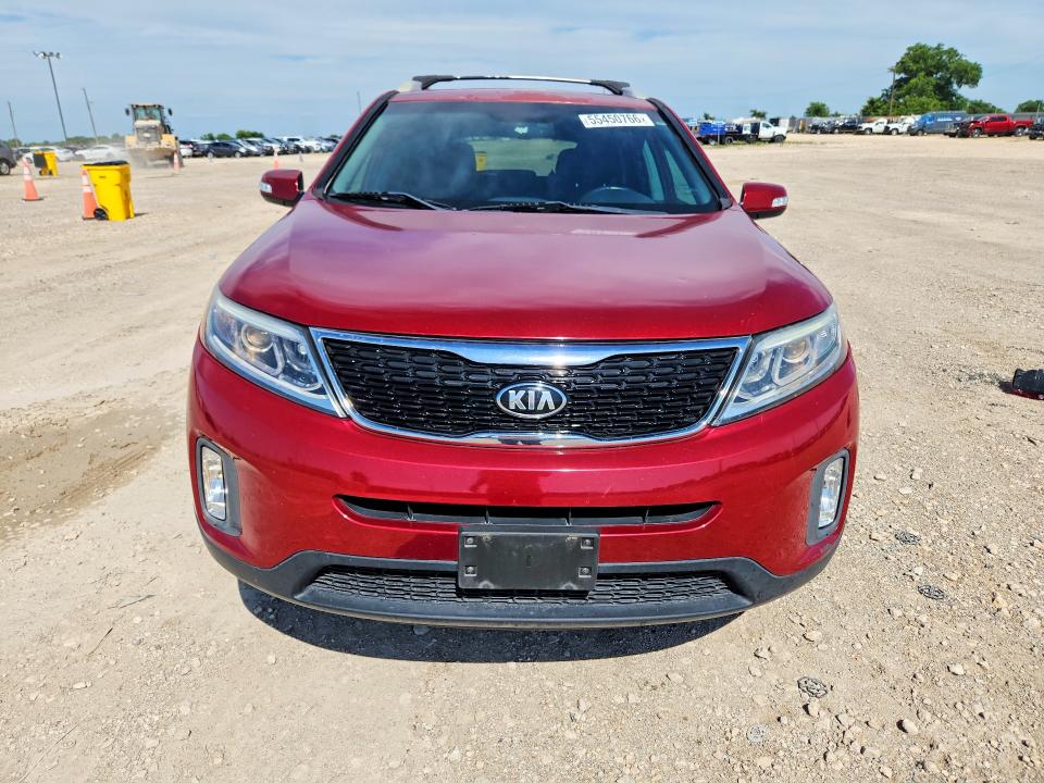 2015 Kia Sorento VIN 5XYKT4A63FG579529 COPART salvage auction — REAR END, Tx - Salvage Vehicle Title, sold $1,400 on 2026-07-08 (photo 5)
