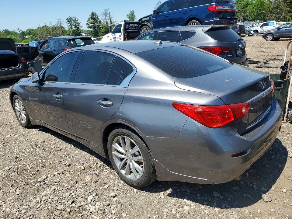 2017 Infiniti Q50 VIN JN1EV7AR6HM833452 COPART salvage auction — SIDE, Md - Cert Of Salvage > 75% Damage, sold $3,000 on 2026-07-20 (photo 2)