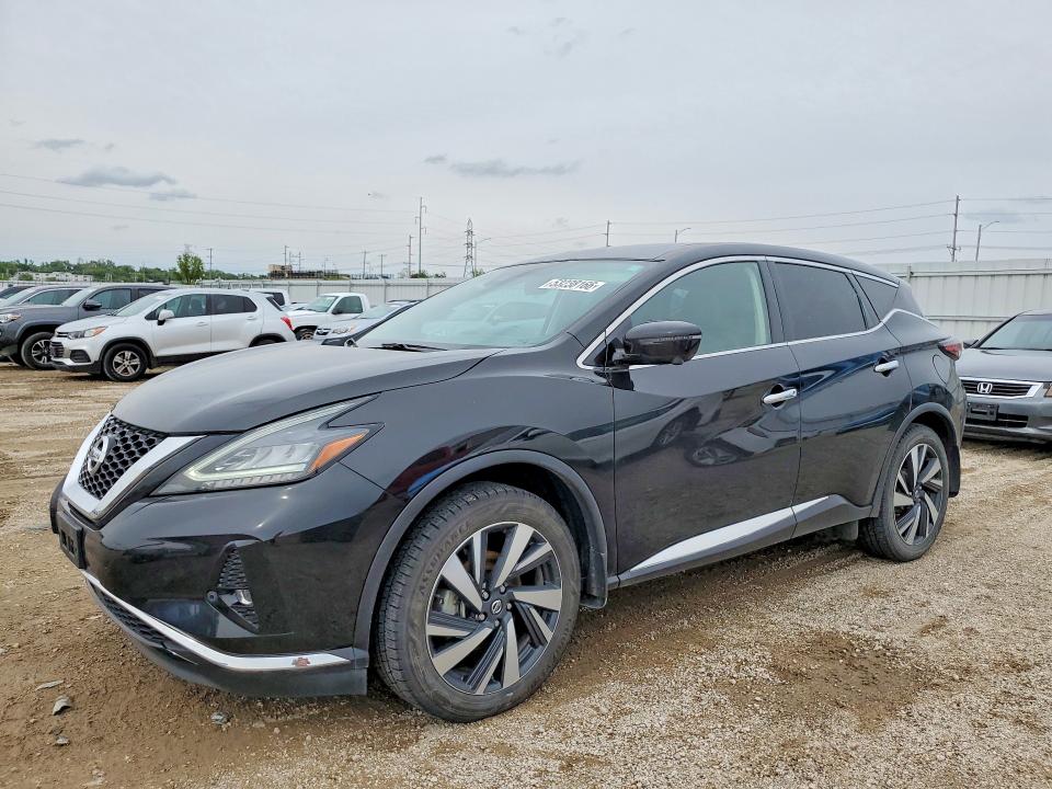 2022 Nissan Murano VIN 5N1AZ2CS4NC107296 COPART salvage auction — HAIL, Ia - Cert Of Title-Salvage Title, sold $8,800 on 2026-07-08 (photo 1)