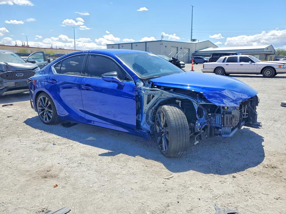 2024 Lexus Is VIN JTHGZ1B25R5075834 COPART salvage auction — FRONT END, Nv - Salvage Title, sold $15,500 on 2026-07-30 (photo 4)