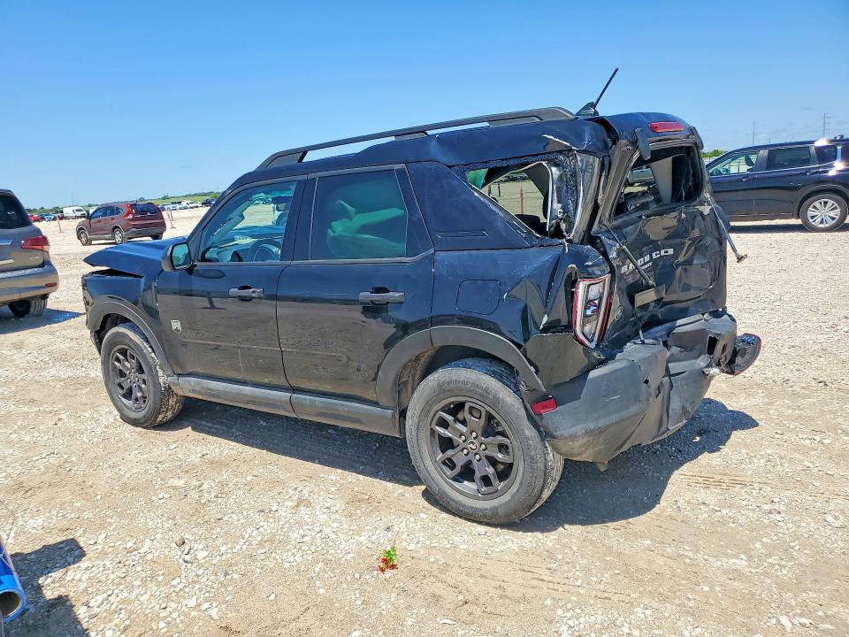 2022 Ford Bronco sport VIN 3FMCR9B64NRD32471 COPART salvage auction — REAR END, Tx - Salvage Vehicle Title, sold $2,750 on 2026-07-02 (photo 2)