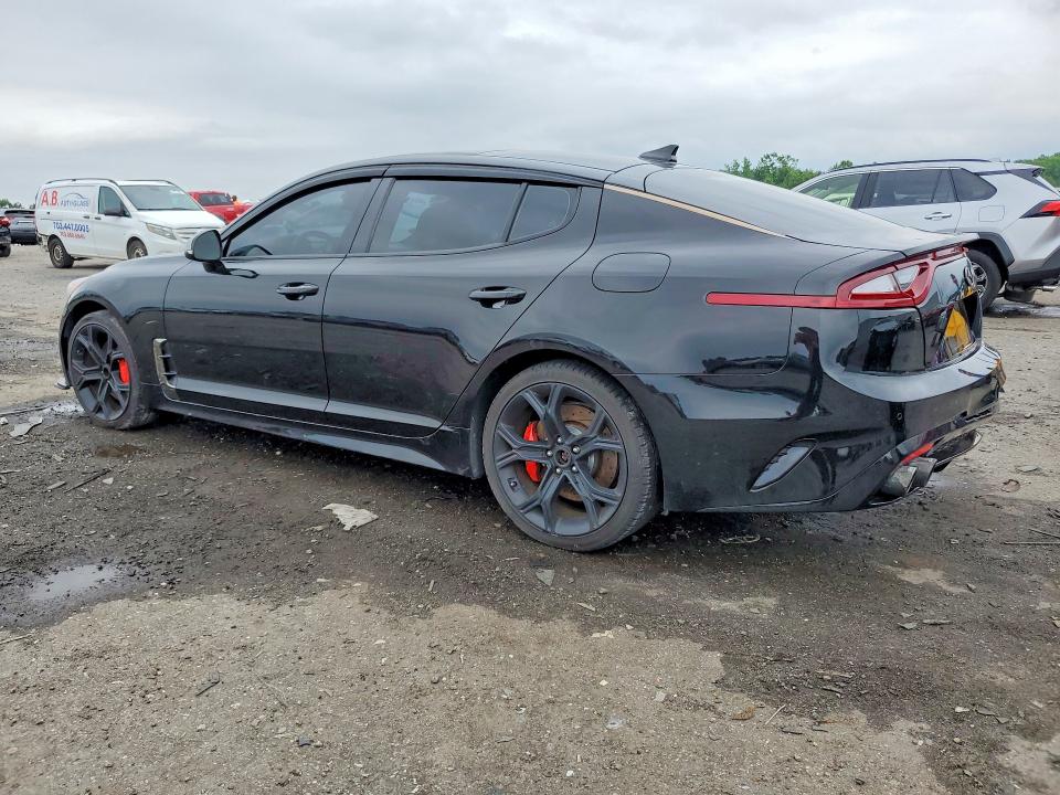 2018 Kia Stinger VIN KNAE55LC0J6016804 COPART salvage auction — REAR END, VA - CERT OF TITLE - SALVAGE, sold $6,000 on 2026-07-29 (photo 2)