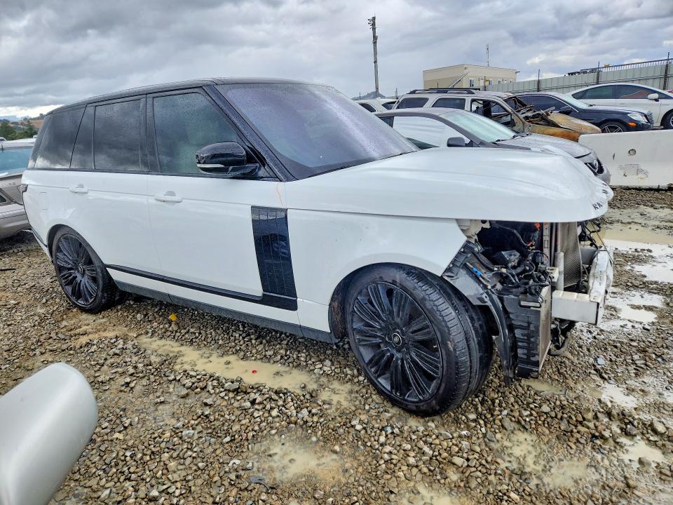 2021 Land rover RANGE ROVER VIN SALGS2RKXMA424058 COPART salvage auction — FRONT END, Ca - Salvage Certificate, sold $16,500 on 2026-07-09 (photo 4)