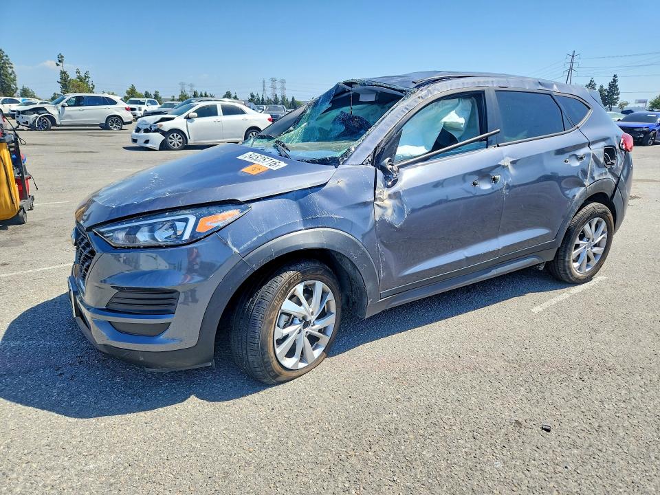 2021 Hyundai Tucson VIN KM8J23A48MU398201 COPART salvage auction — ALL OVER, Ca - Salvage Certificate, sold $1,850 on 2026-07-07 (photo 1)